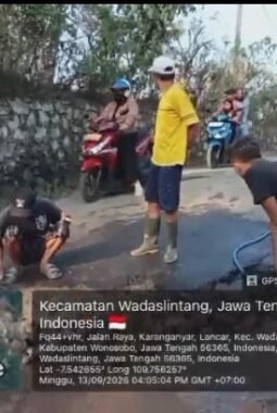 Sudah Dua Kali Berganti Bupati, Jalan Desa Lancar Wadaslintang Belum Tersentuh Perbaikan